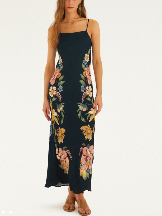 FARM Rio Dresses & Skirts - New FARM Rio Dark Blue Maira Floral Maxi Dress